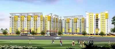 Gallery Cover Image of 1905 Sq.ft 3 BHK Apartment for rent in SMR Vinay Hi Lands, Miyapur for 25000