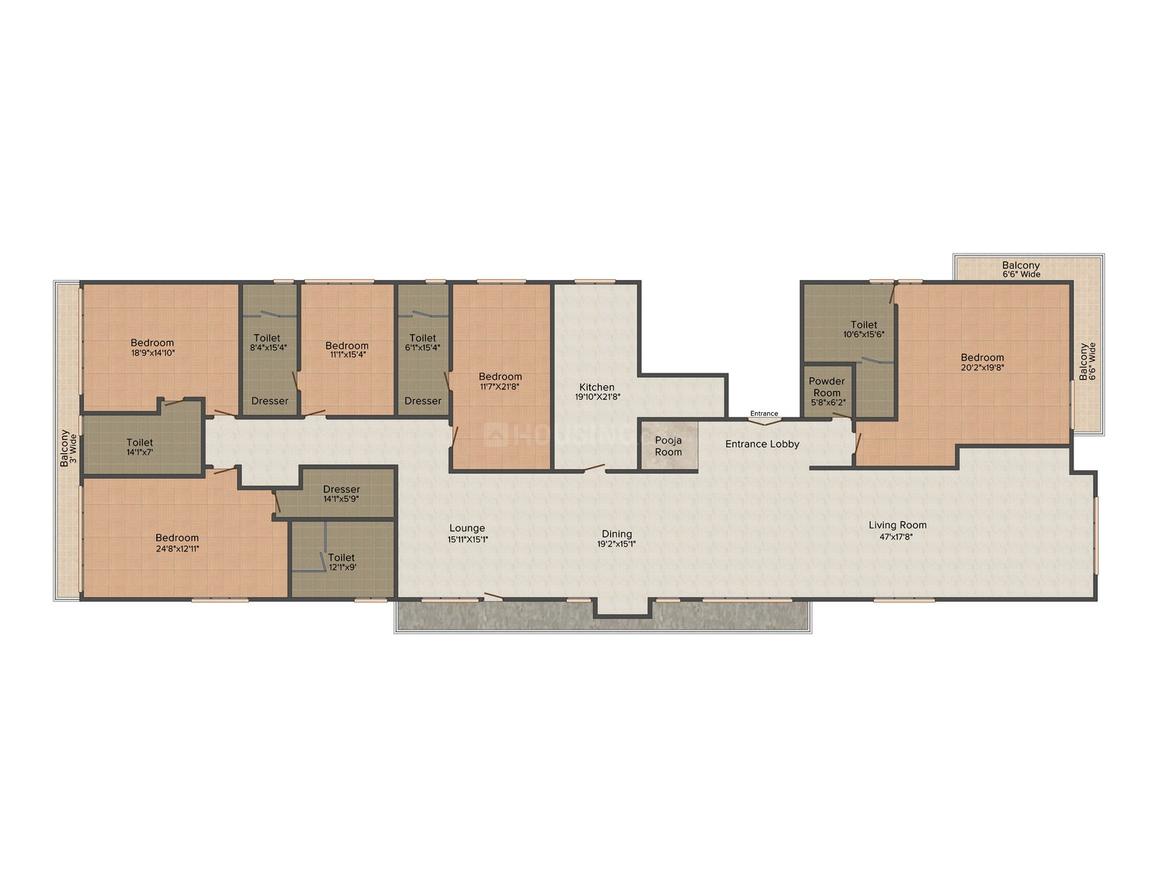 5 BHK Independent Floor