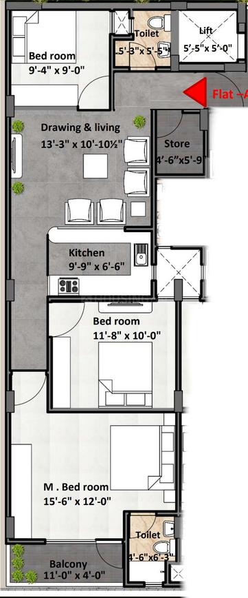 Swastik Skyline Luxery Apartment - Image 12