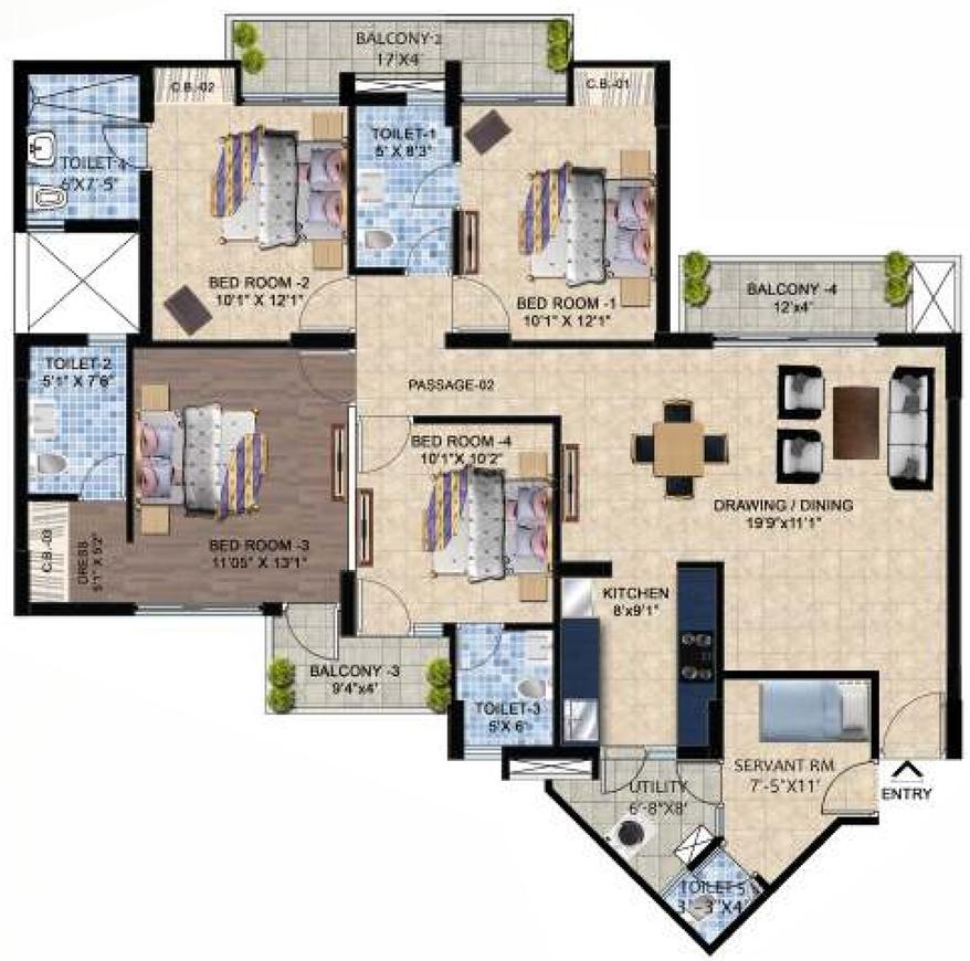 Sikka Kaamya Greens - Image 34