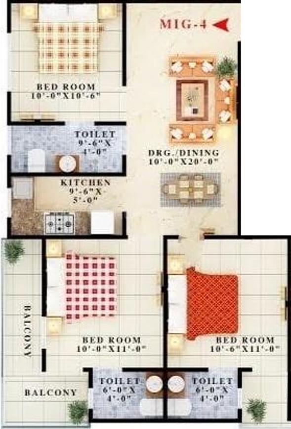 3 BHK Builder Floor