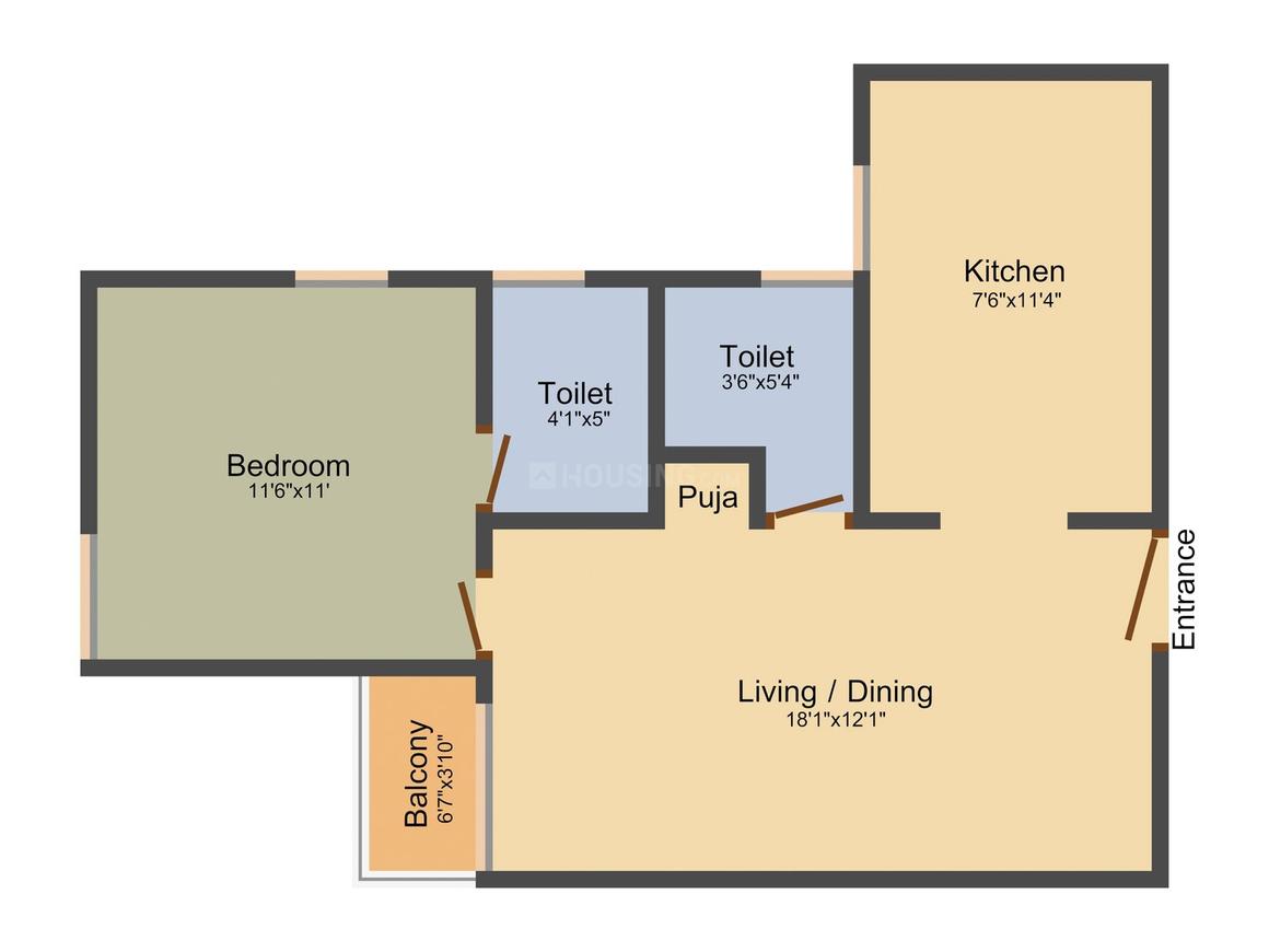1 BHK Apartment