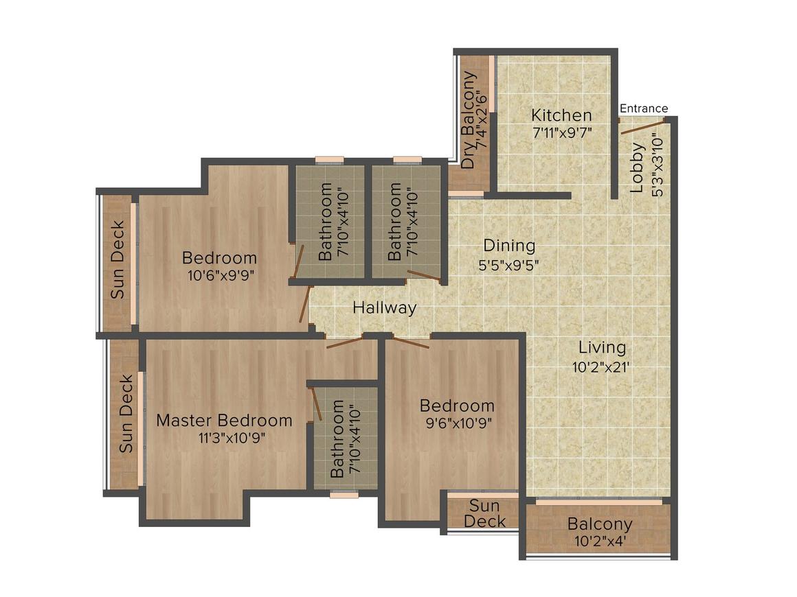 3 BHK Apartment