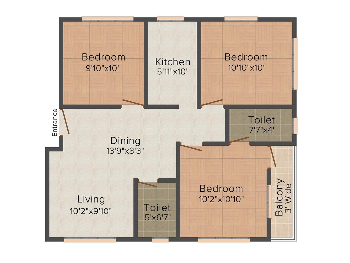 3 BHK Apartment