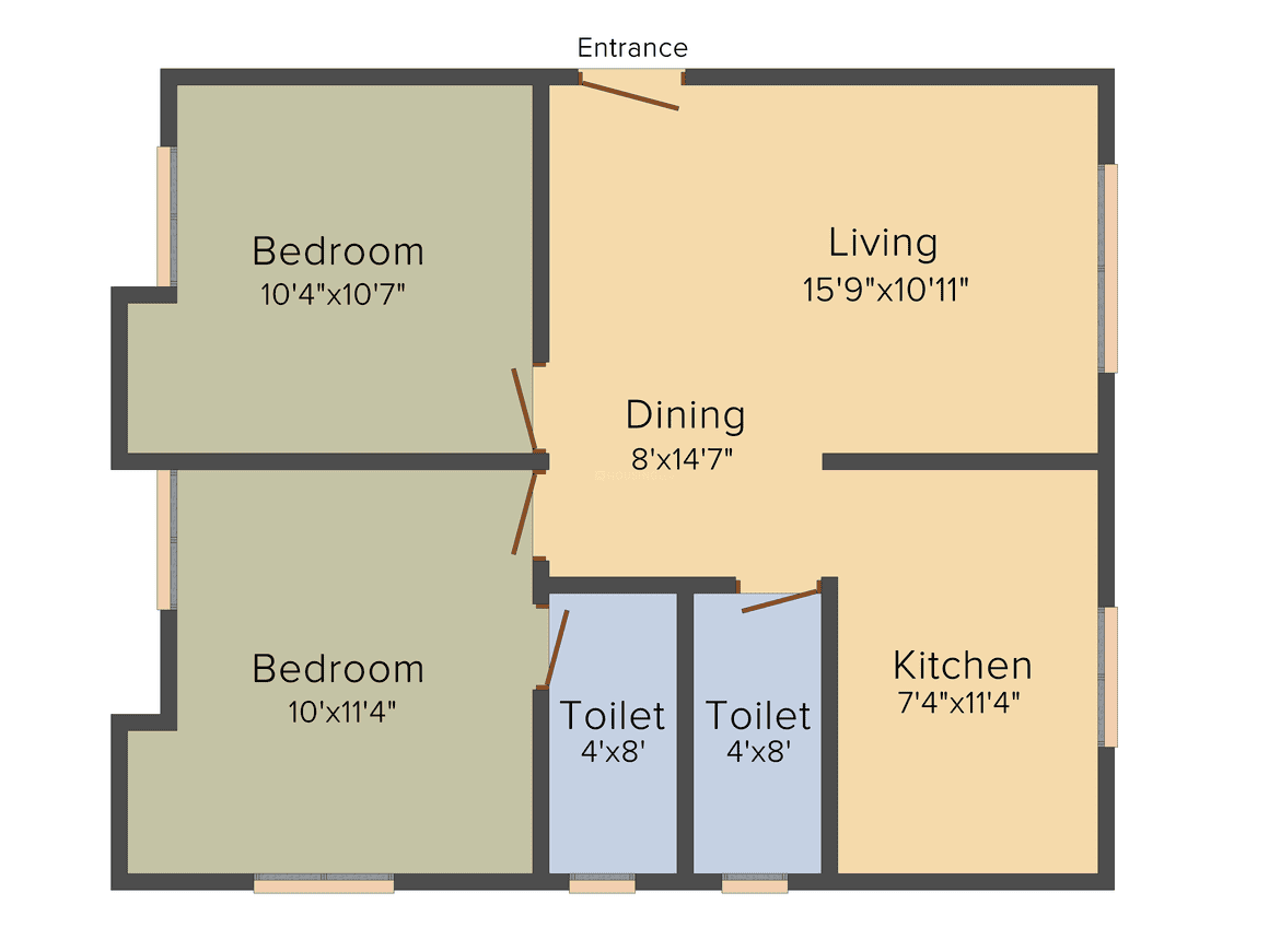 2 BHK Apartment