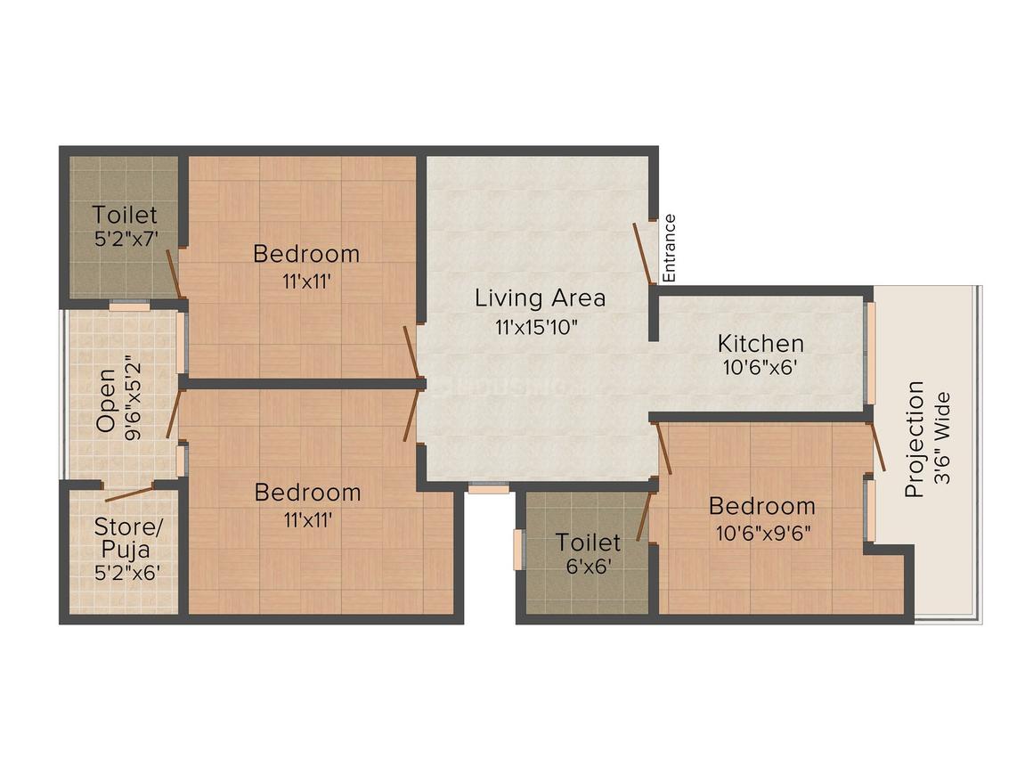 3 BHK Independent Floor
