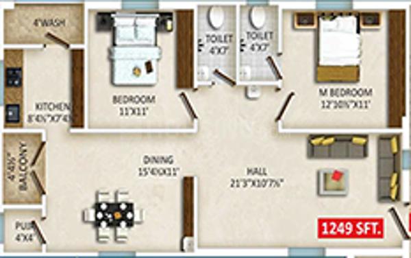 2 BHK Apartment