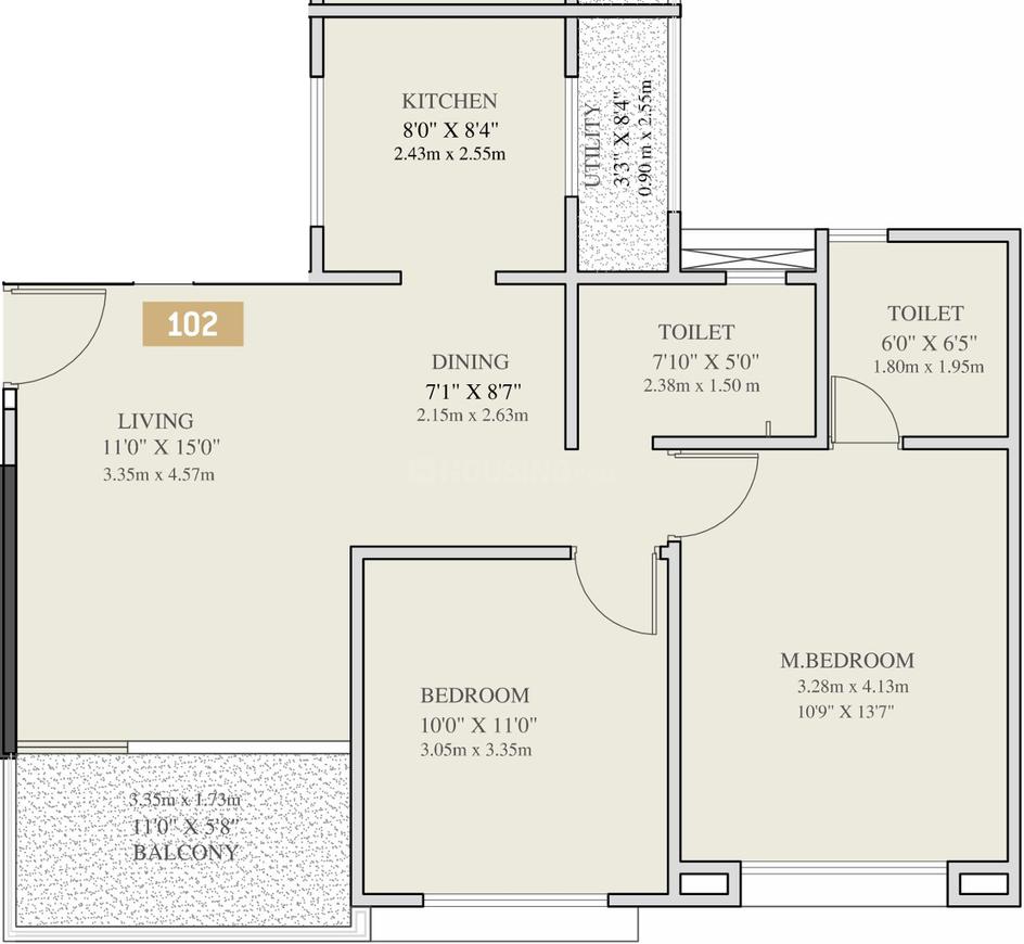 2 BHK Apartment