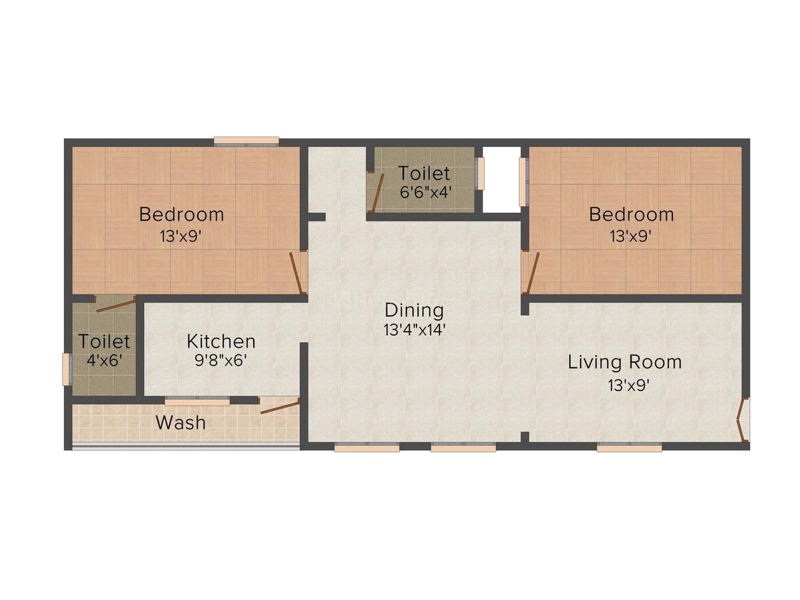 2 BHK Apartment