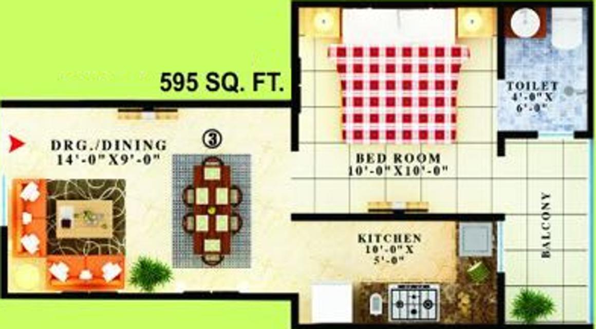 1 BHK Apartment