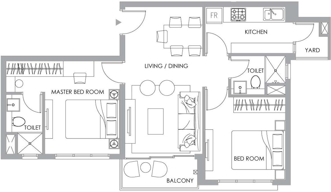 2 BHK Apartment
