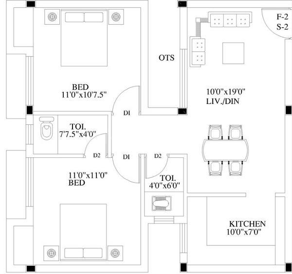 2 BHK Apartment