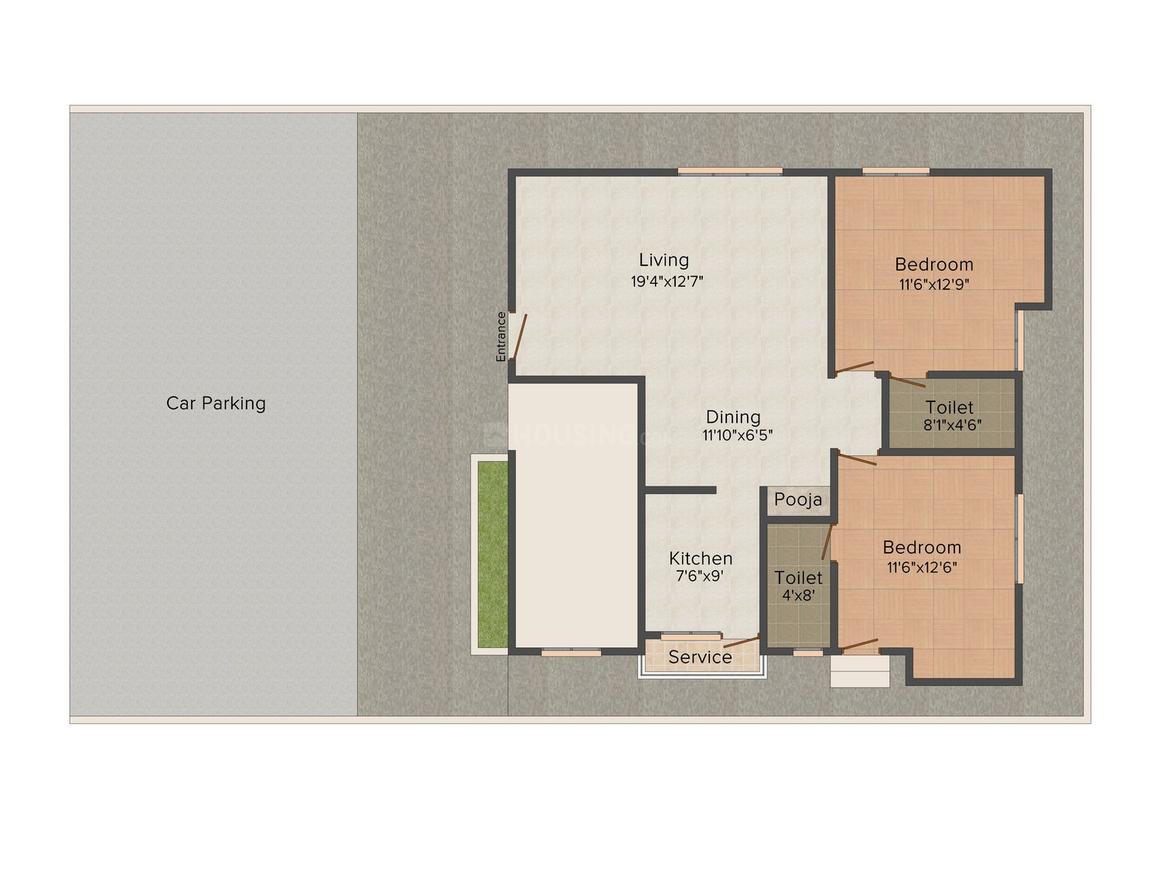 2 BHK Apartment