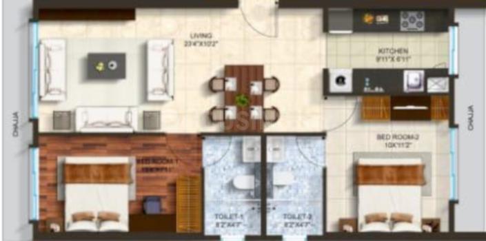 2 BHK Apartment