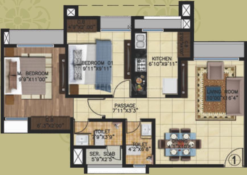 2 BHK Apartment