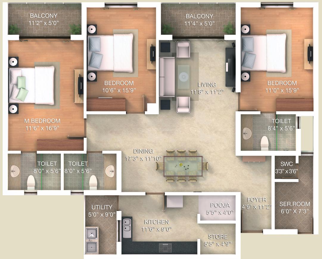 Adarsh Lakefront Residential Phase 1 - Image 19