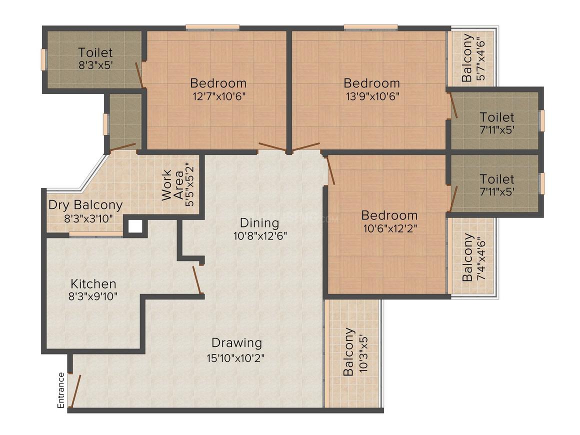 3 BHK Apartment