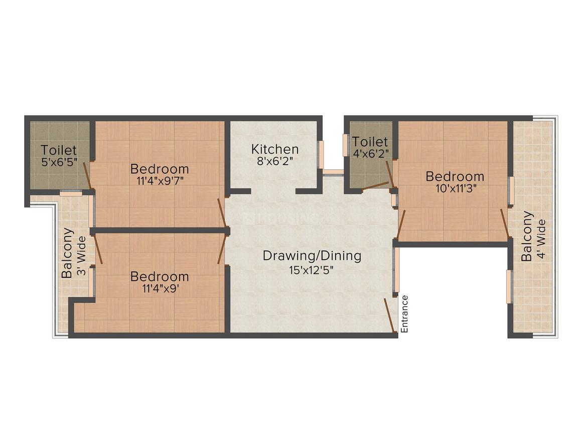 3 BHK Independent Floor