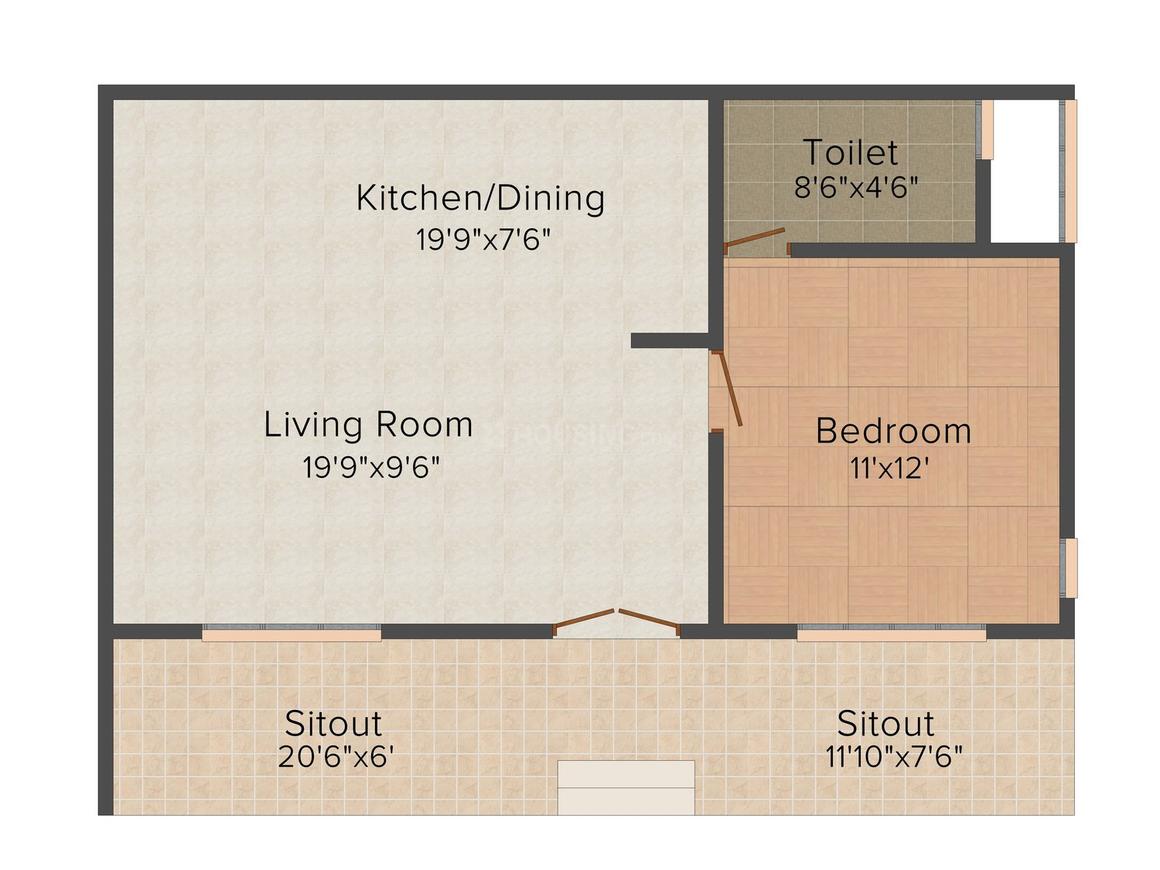 1 BHK Bungalow