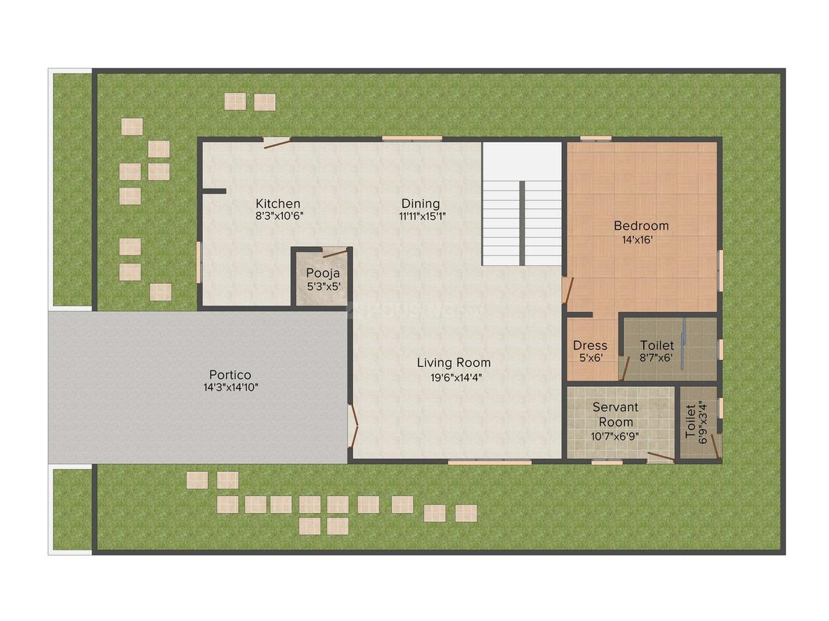Sunrise Valley In Upparpally West Hyderabad By Homes 2d Ground Floor