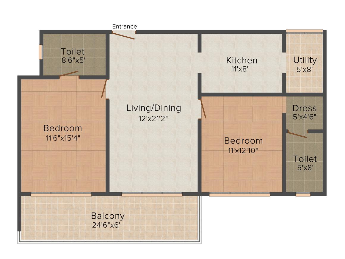 2 BHK Apartment