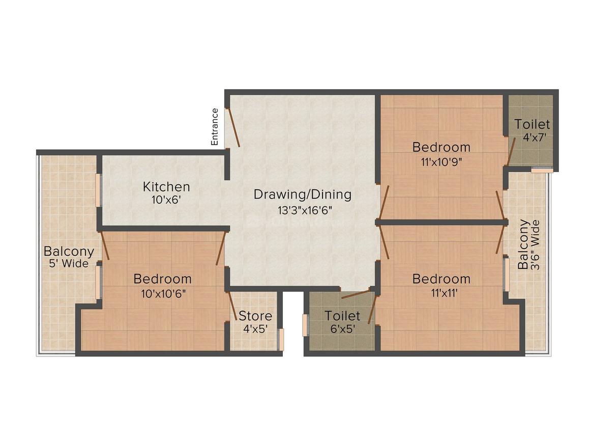 3 BHK Apartment