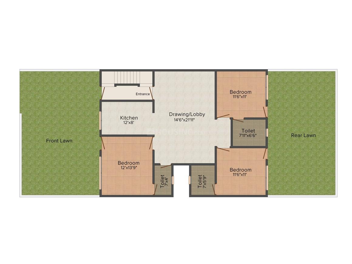 3 BHK Independent Floor