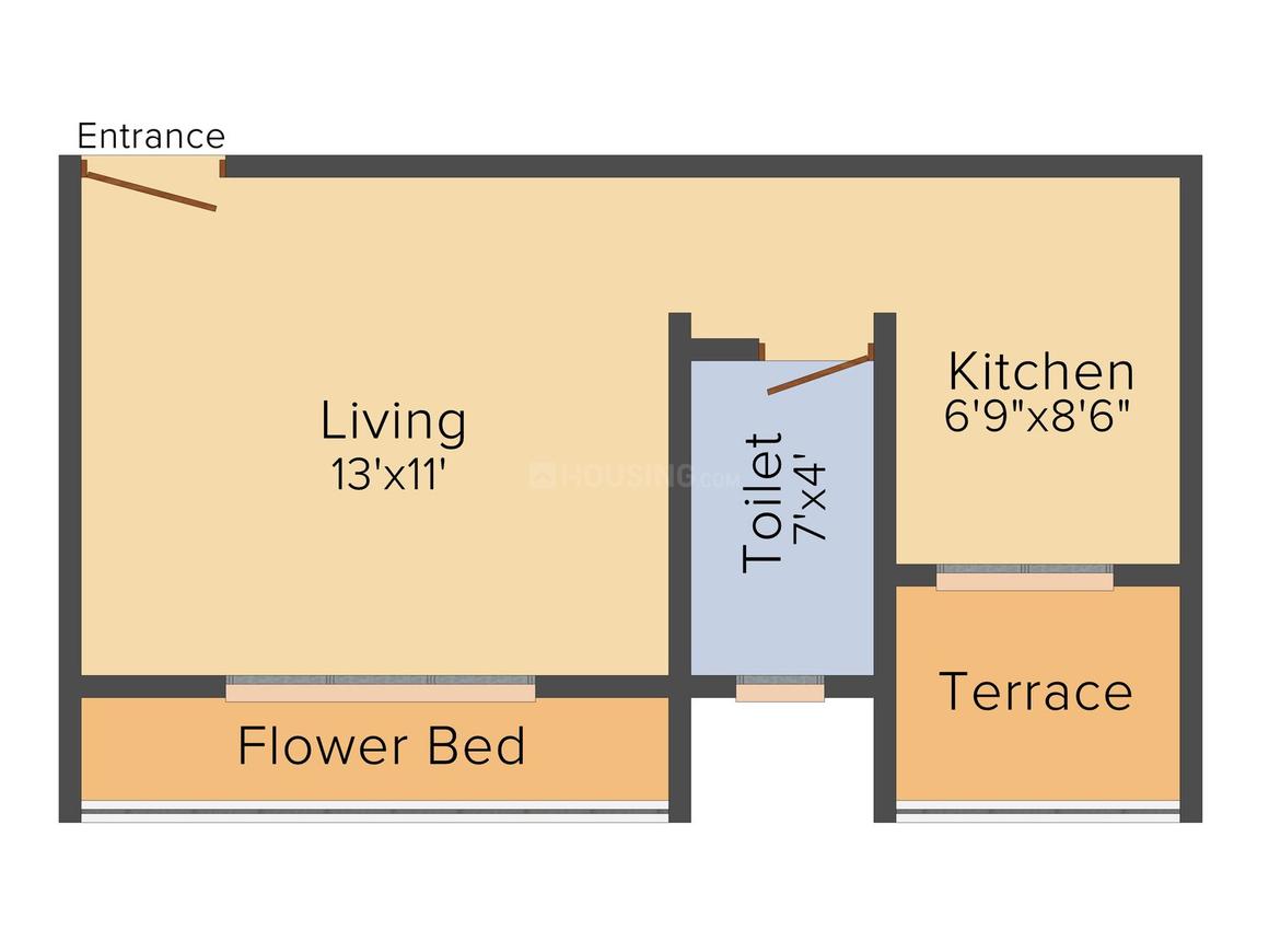 1 RK Apartment