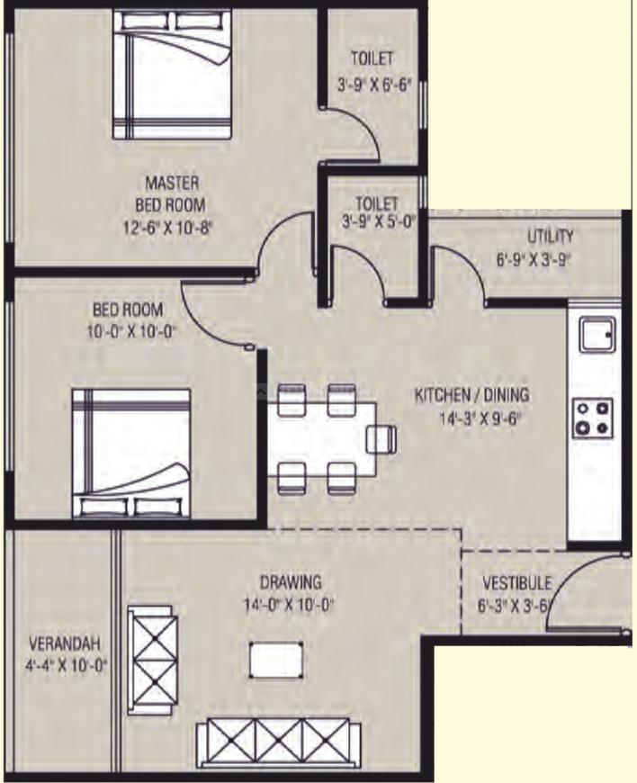 2 BHK Apartment