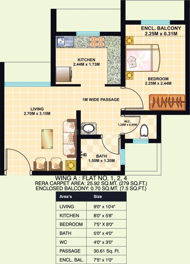 1 BHK Apartment