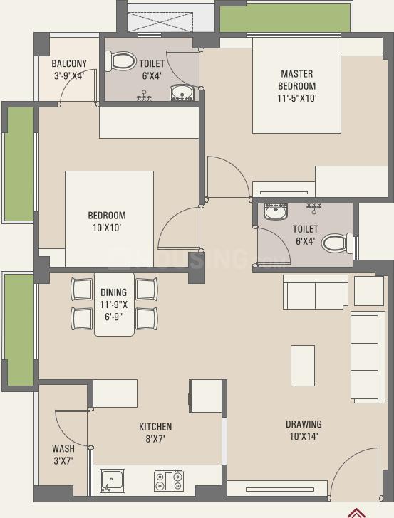 2 BHK Apartment