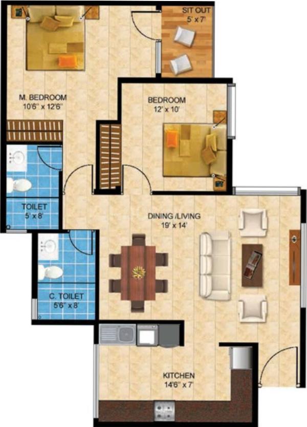 2 BHK Apartment