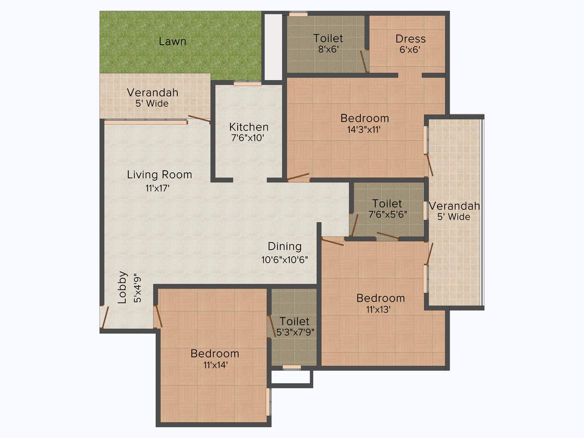 Purvanchal Royal Park - Image 13