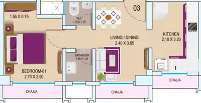 Chandiwala Pearl Blossom in Jogeshwari West, Mumbai Price