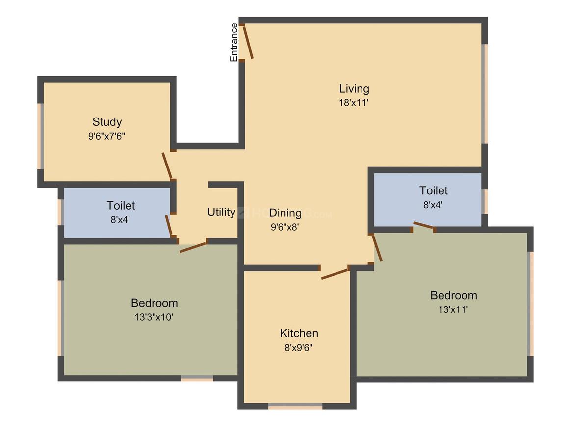 2.5 BHK Apartment