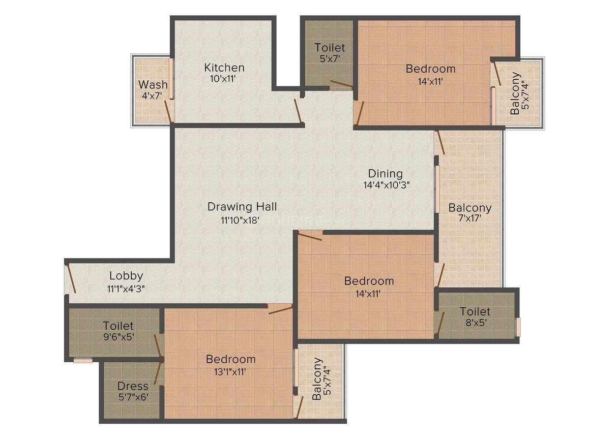 3 BHK Apartment