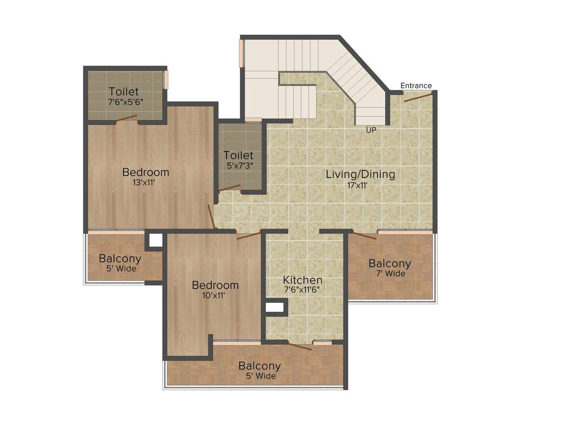 2 BHK Apartment