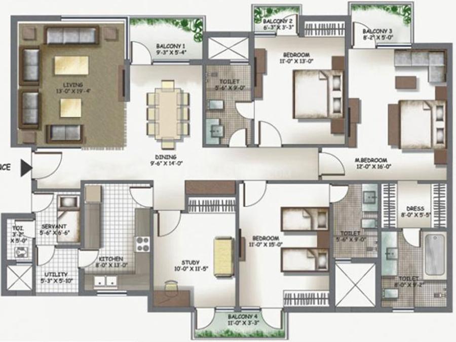 The Antriksh Overseas Apartments - Image 2