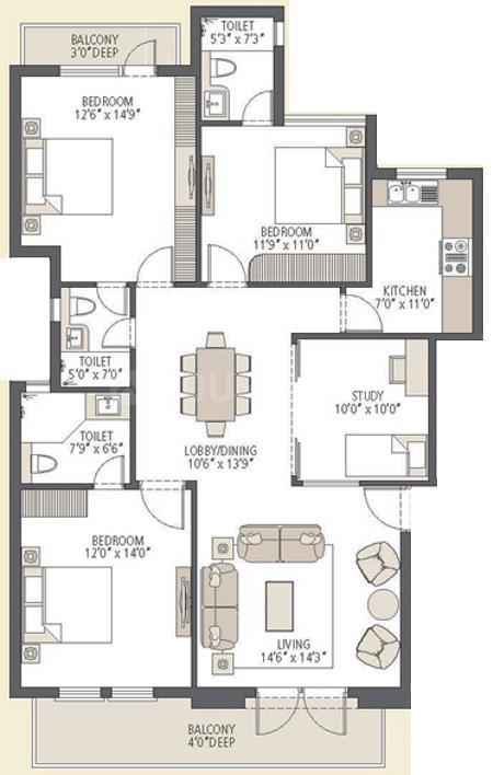 3 BHK Apartment