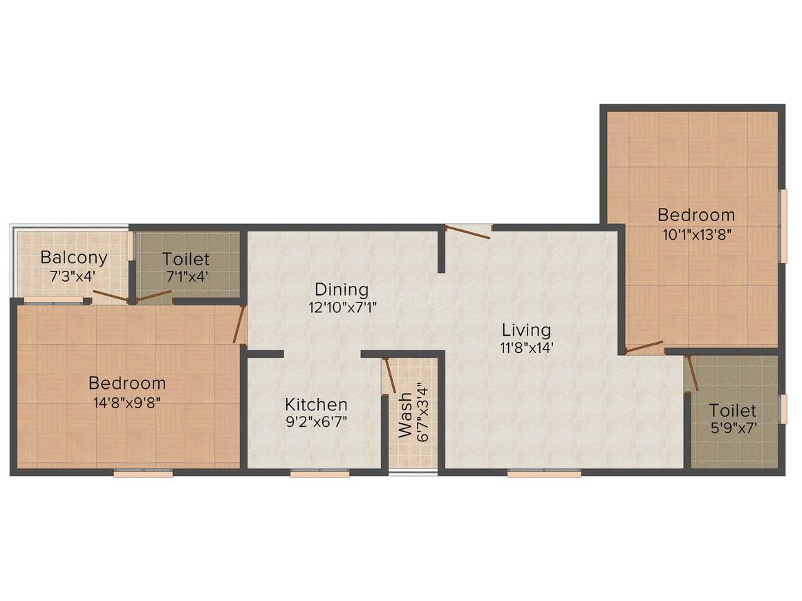 2 BHK Apartment