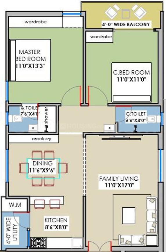 2 BHK Apartment