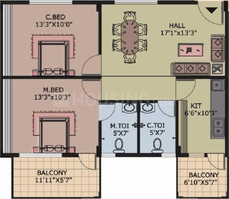 2 BHK Apartment