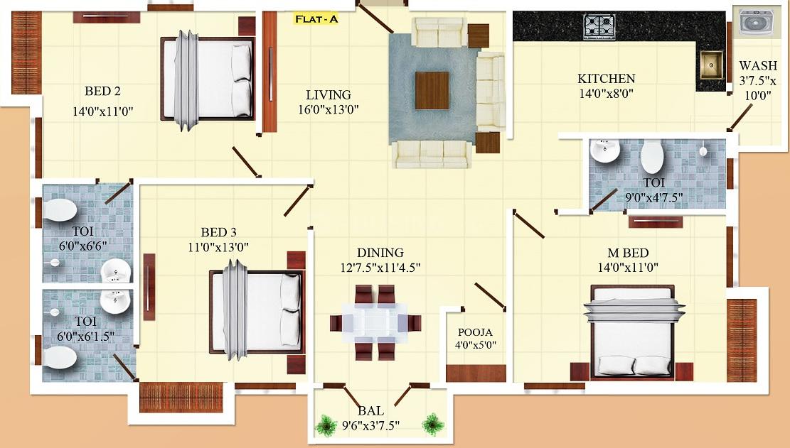 3 BHK Apartment