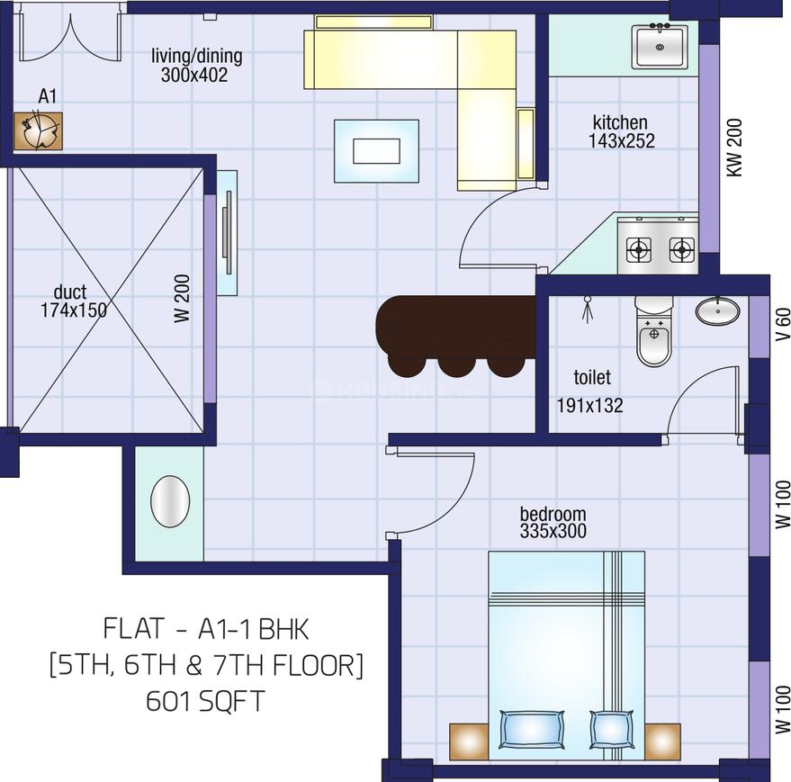 1 BHK Apartment