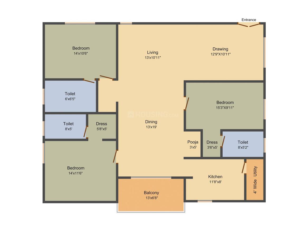 3 BHK Apartment