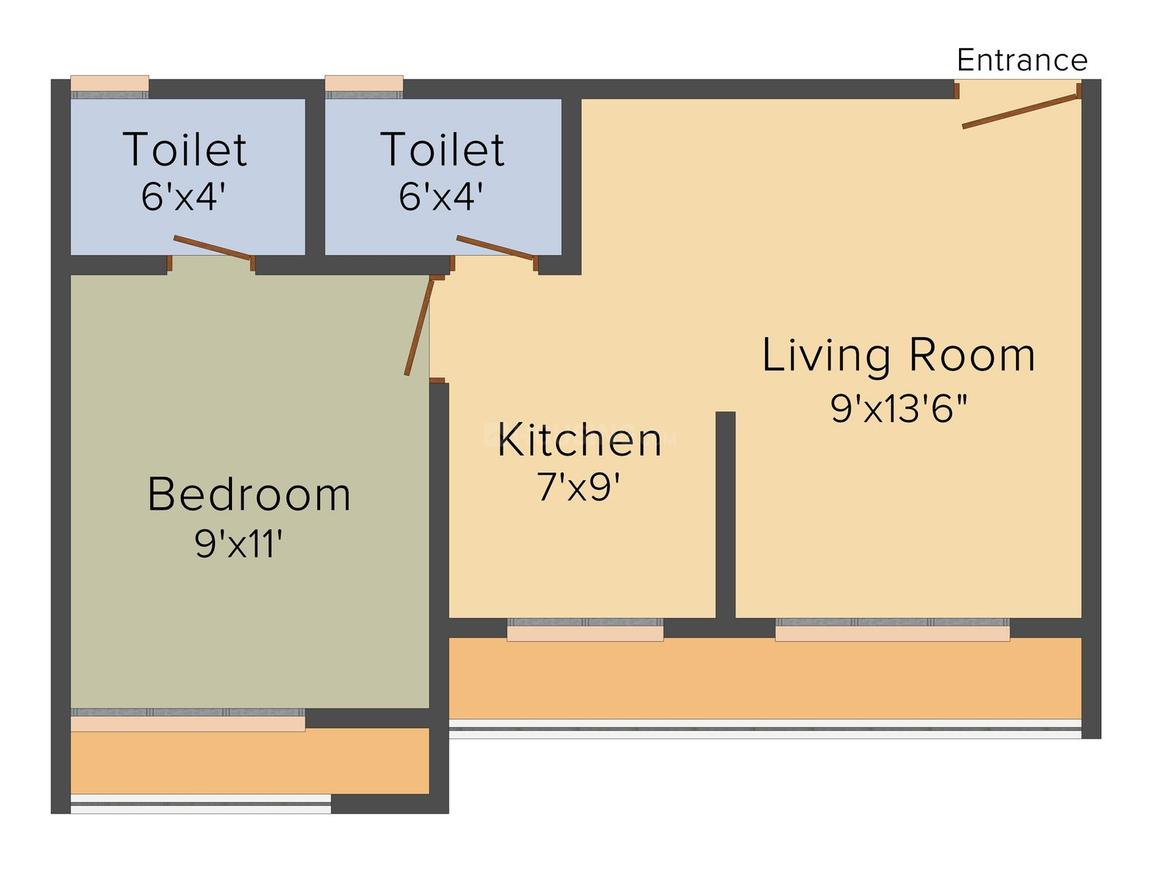 1 BHK Apartment