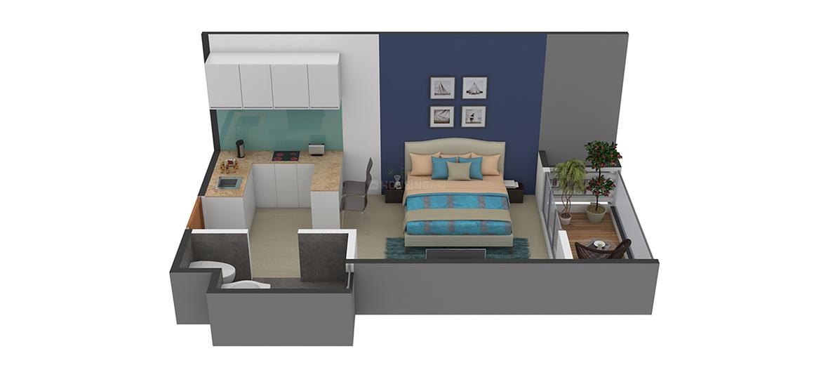1 RK Studio Apartment