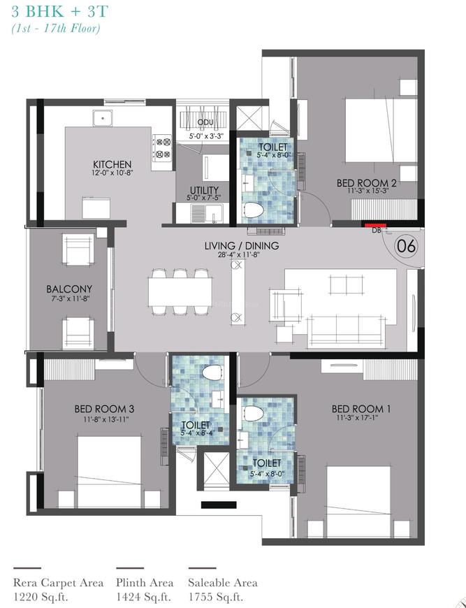 3 BHK Apartment