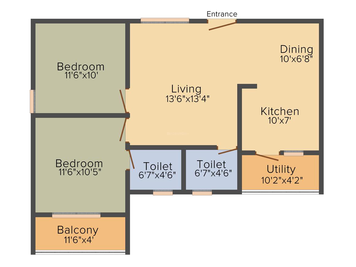 2 BHK Apartment