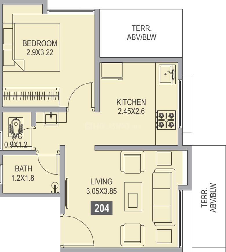 1 BHK Apartment